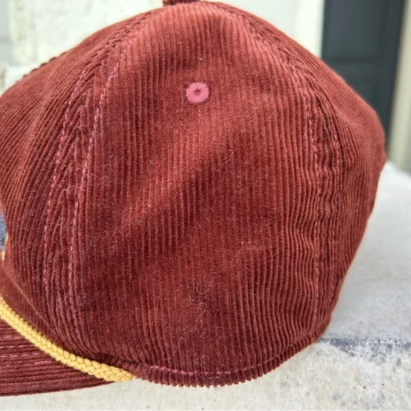 Nice! PATAGONIA Large Fish Logo CORDUROY Snapnack Hat - Picture 7 of 7